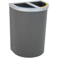 Nice multi-stream bin 65 litres 2 recycling zones