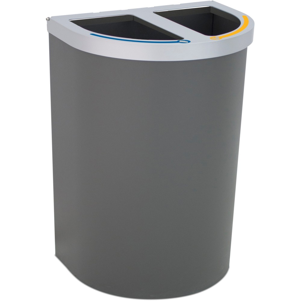 Nice multi-stream bin 65 litres 2 recycling zones Nice multi-stream bin 65 litres 2 recycling zones