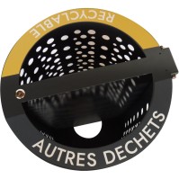 Outdoor dual-flow basket