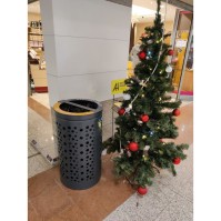 Städtischer Mülleimer 2 Säcke