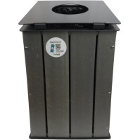 recycelbarer Holzabfallbehälter