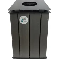 recycelbarer Holzabfallbehälter