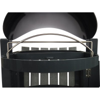 Rainproof dual-stream park bin