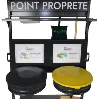 cleanliness point 5s with 200 transparent bags of 110l included
