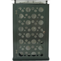 Parisian city bin in robust steel