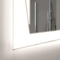 illuminated mirror to light up dark bathroom