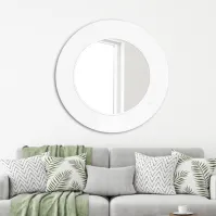Scandinavian minimalist round mirror for chic wall decoration