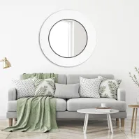 Scandinavian round mirror