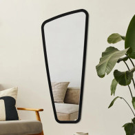 vertical mirror elongated Scandinavian shape elegant and minimalist