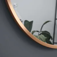 round cylindrical mirror frame colors custom made to order