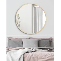 Scandinavian round mirror ideal for living room and bedrooms