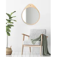 Oslo natural mirror ideal for living rooms and hallways