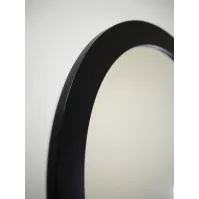 beautiful magnificent oblong mirror elegant and modern black frame