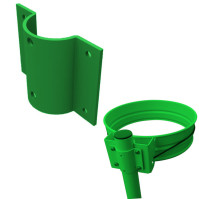 painted steel tube holder for bag