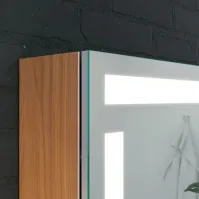 illuminated mirror cabinet, dimensions of your choice
