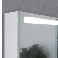 Custom-made wardrobe with touch light activation