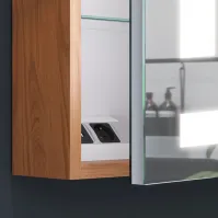 mirror cabinet powerful lighting large size configurable