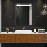 Custom LED mirror cabinet dimensions up to 180x180 cm