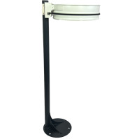 manganese grey post with white bin bag holders