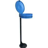 Vigipirate blaue Mülltonne mit praktischem Bügeldeckel