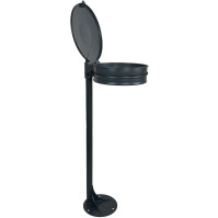 Grey manganese bin bag holder for urban park