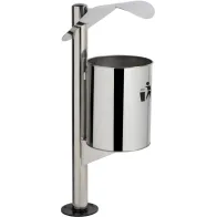 Urbane Edelstahl-Abfallkorb eleganter Deckel 30L robust und design