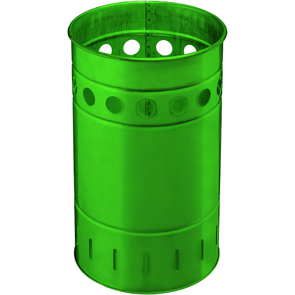 Grüner Korb aus verzinktem Stahl Grüner Korb aus verzinktem Stahl