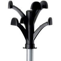 Elegant coat rack with 8 hooks