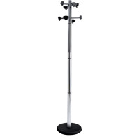 Modern wall-mounted coat rack with 8 practical hooks