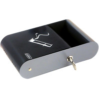 Wandaschenbecher aus verzinktem Stahl, robust und elegant