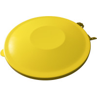 Yellow lid for waste bag holder