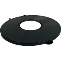 Black lid bin bag holder