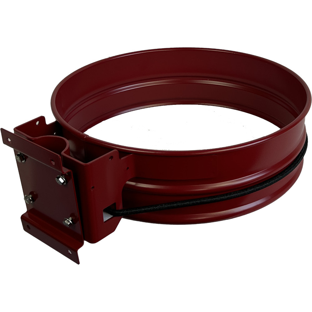 Red wall-mounted bin bag holder Red wall-mounted bin bag holder
