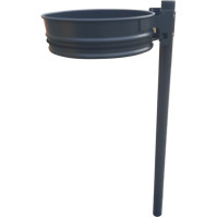 Mounting post for punching bag