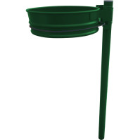 Adjustable bin bag holder