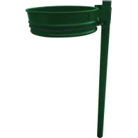 Adjustable bin bag holder