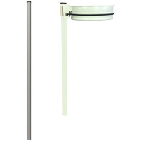 Weißer Pfosten Taschenhalter