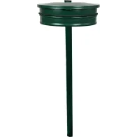 Bin bag holder on pole