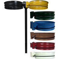 Coloured bin bag holder