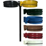 Coloured bin bag holder