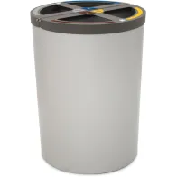 Madrid round bin 4 streams 180 litres bag holder