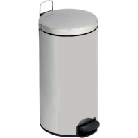 Eleganter glänzender Edelstahl-Pedaleimer 30L