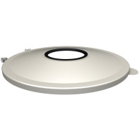 White bin bag holder with opening