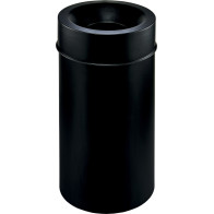 Black fireproof wall basket