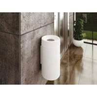 Secure white wall basket