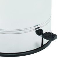 Hygienischer Edelstahl-Mülleimer 80L robuste HACCP-Pedale