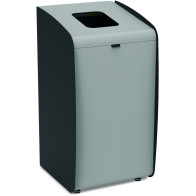 Modularer grauer Abfallbehälter für effizientes Recyclingmanagement