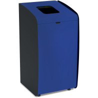 Modular blue waste bin for efficient sorting