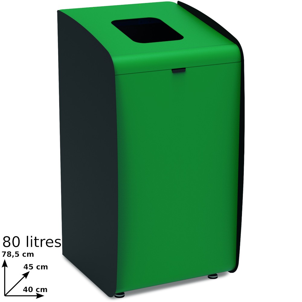 Modular green waste bin for ecological sorting. Modular green waste bin for ecological sorting.