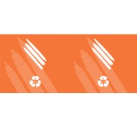 Transparent ecological collector for writing instruments